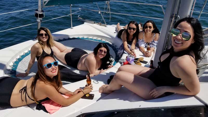 bachelorette parties and bay crusies
