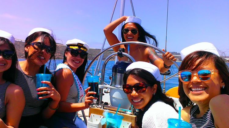 bachelorette sailing party