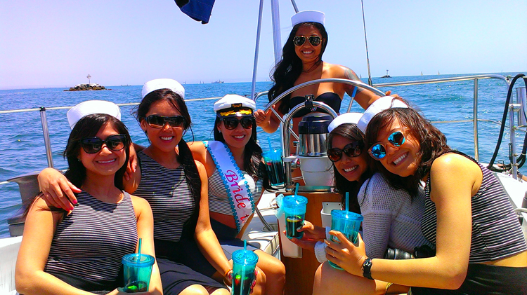 bachelorette sailing party